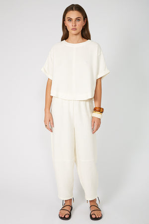 zenith top / parchment