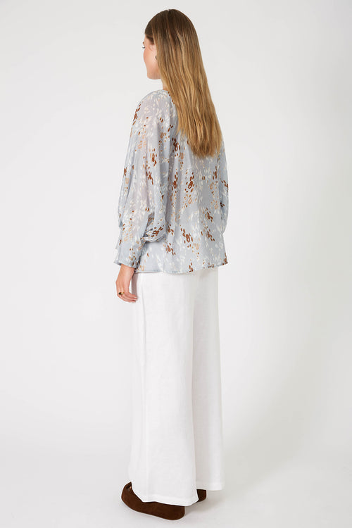 raven top / blue|tan scatter animal