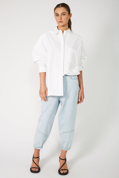 tabard shirt / white