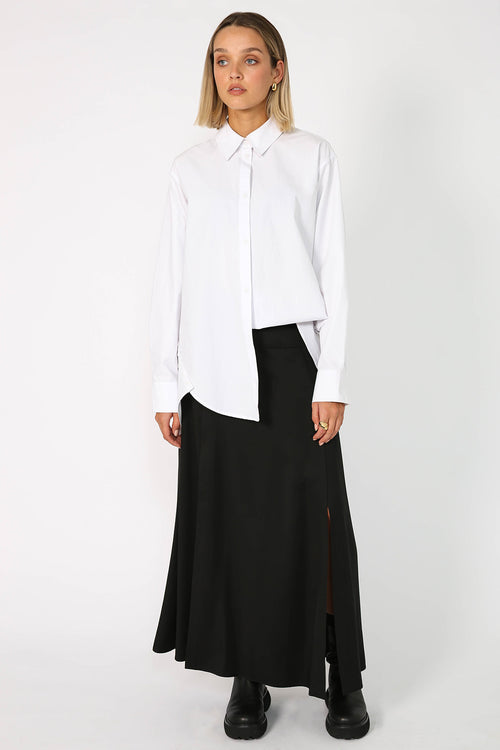 splitting skirt / black
