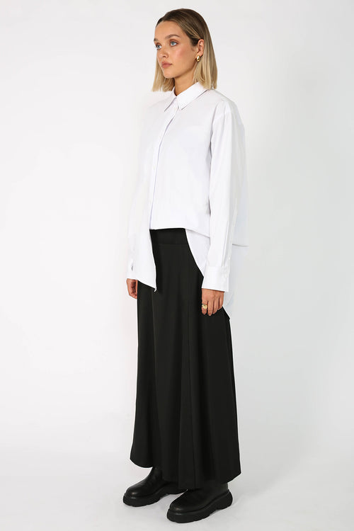 splitting skirt / black