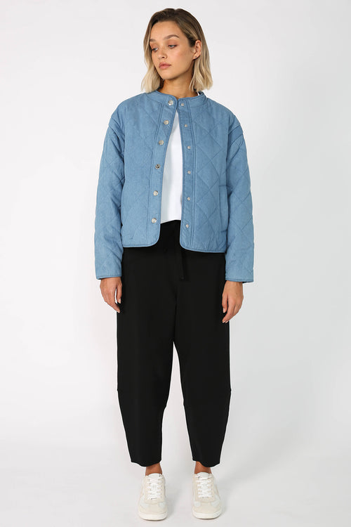 flicker jacket / chambray