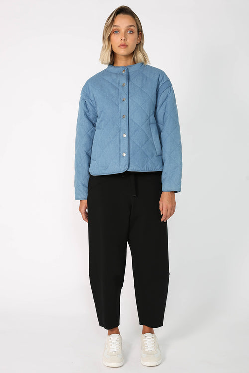 flicker jacket / chambray