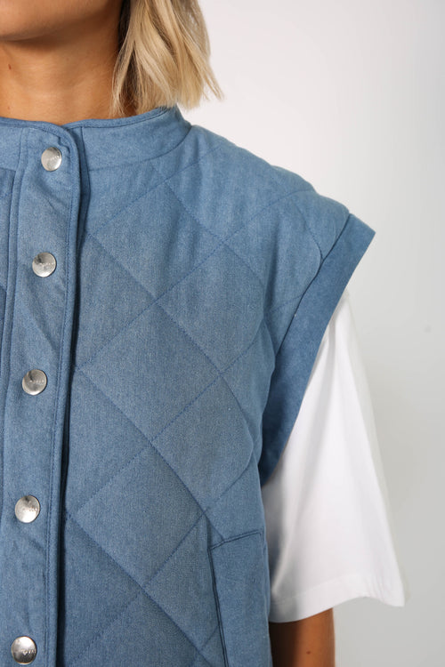 flicker jacket / chambray