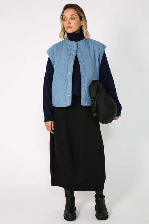 flicker jacket / chambray