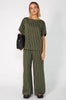 ranging pant / khaki|white stripe