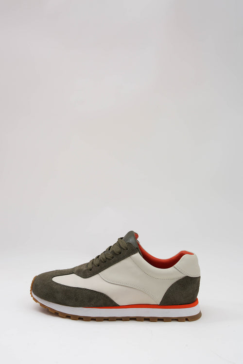 sprint trainer / khaki|orange