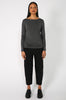 converge top / charcoal marle