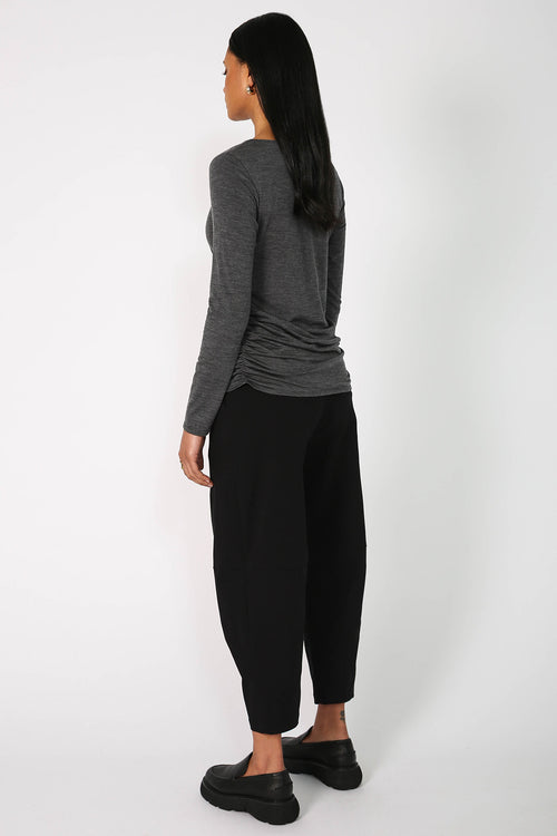 converge top / charcoal marle