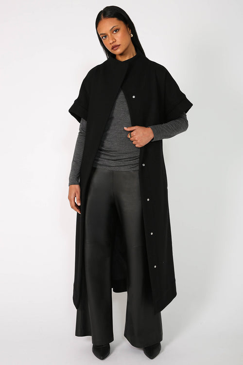 converge top / charcoal marle