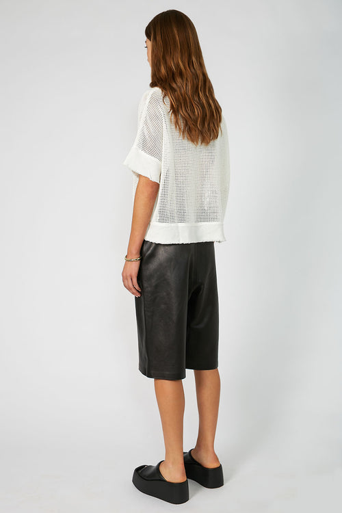chord mesh top / white
