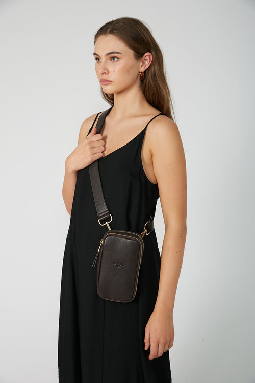 webster bag / dark chocolate brown