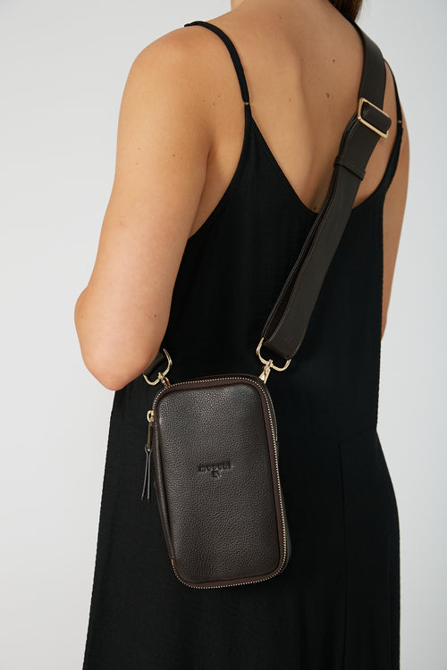 webster bag / dark chocolate brown