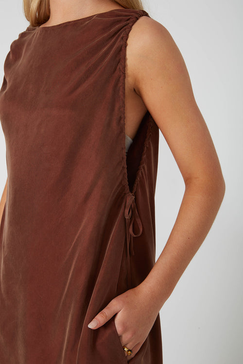 versify dress / copper chocolate