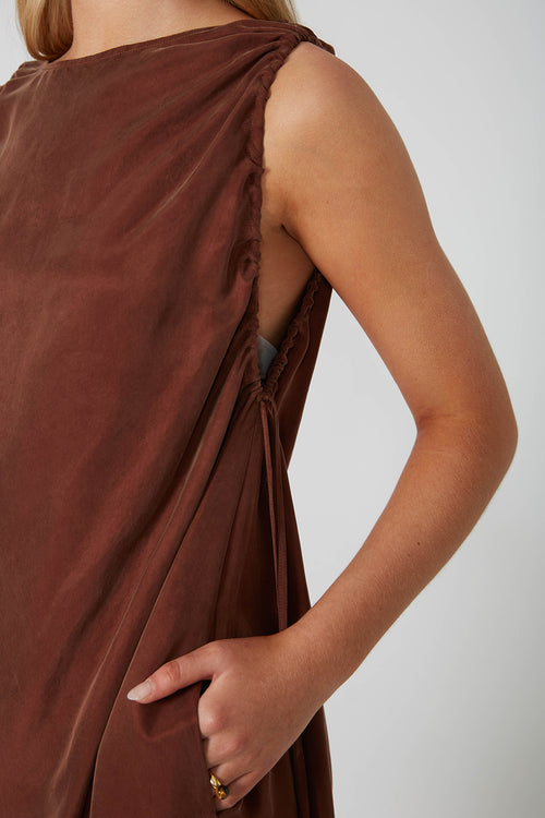 versify dress / copper chocolate