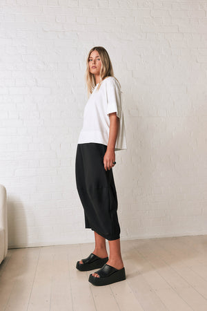 spin skirt / black