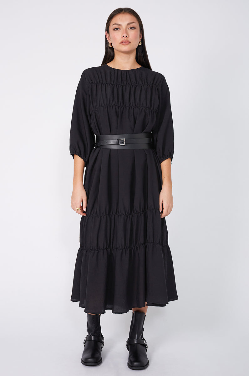 section dress / black | m o o c h i
