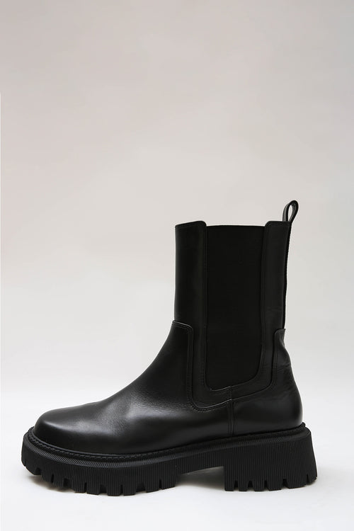 chief mid boot / black|silver