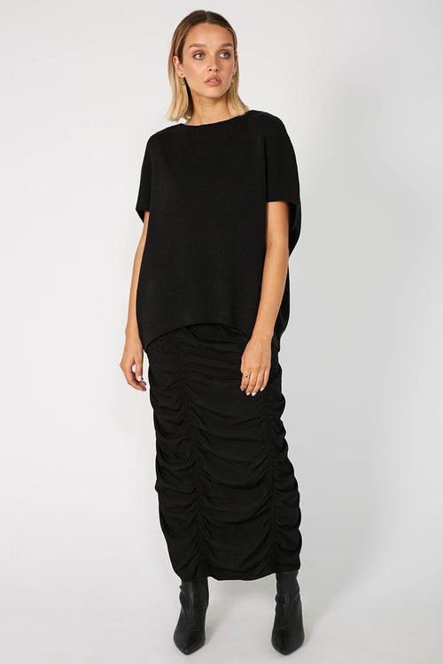 sphere sweater / black