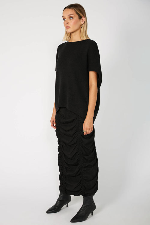 sphere sweater / black