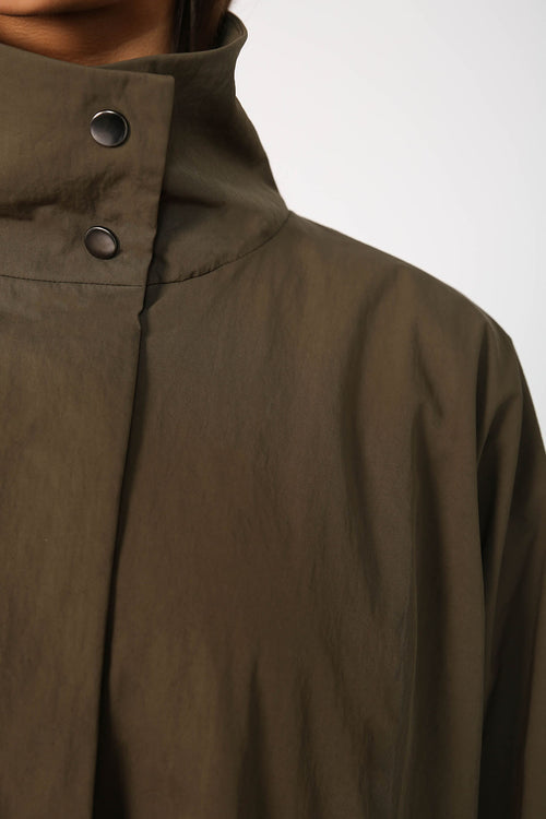 brace jacket / dark olive green