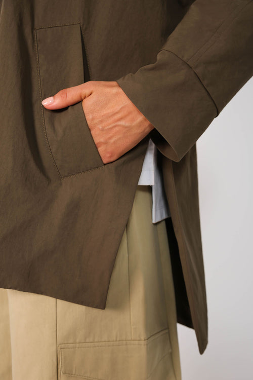 brace jacket / dark olive green