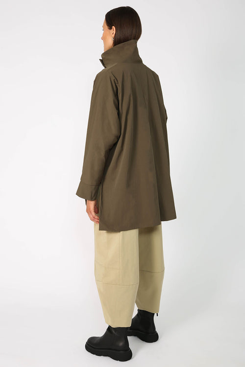 brace jacket / dark olive green