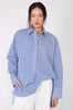 admit shirt / biro blue|white stripe