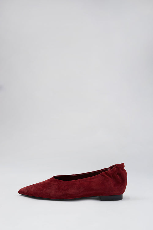 aim ballet flat / sangria