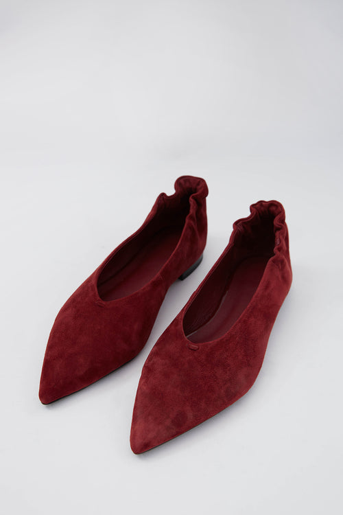aim ballet flat / sangria
