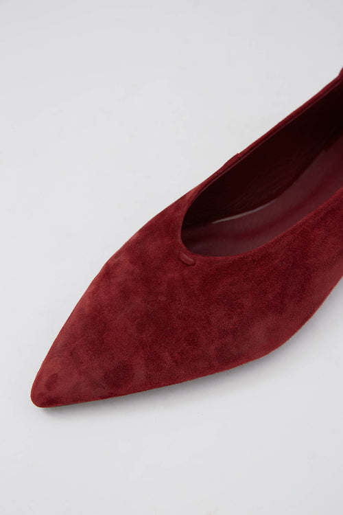aim ballet flat / sangria