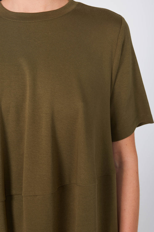 aire midi dress / olive green