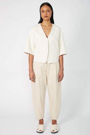 allay jacket / ecru marle