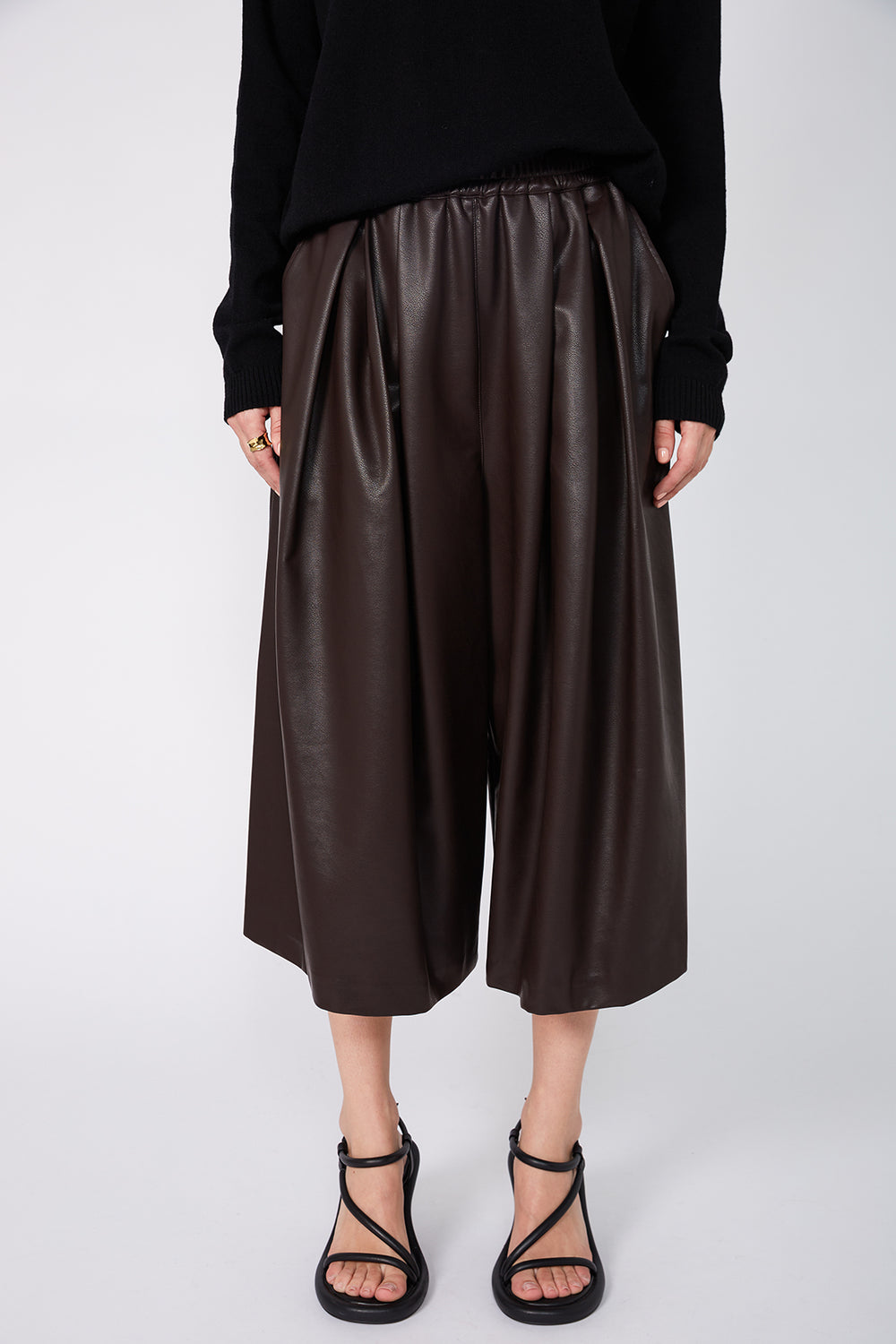 allotted pant / chocolate brown | m o o c h i