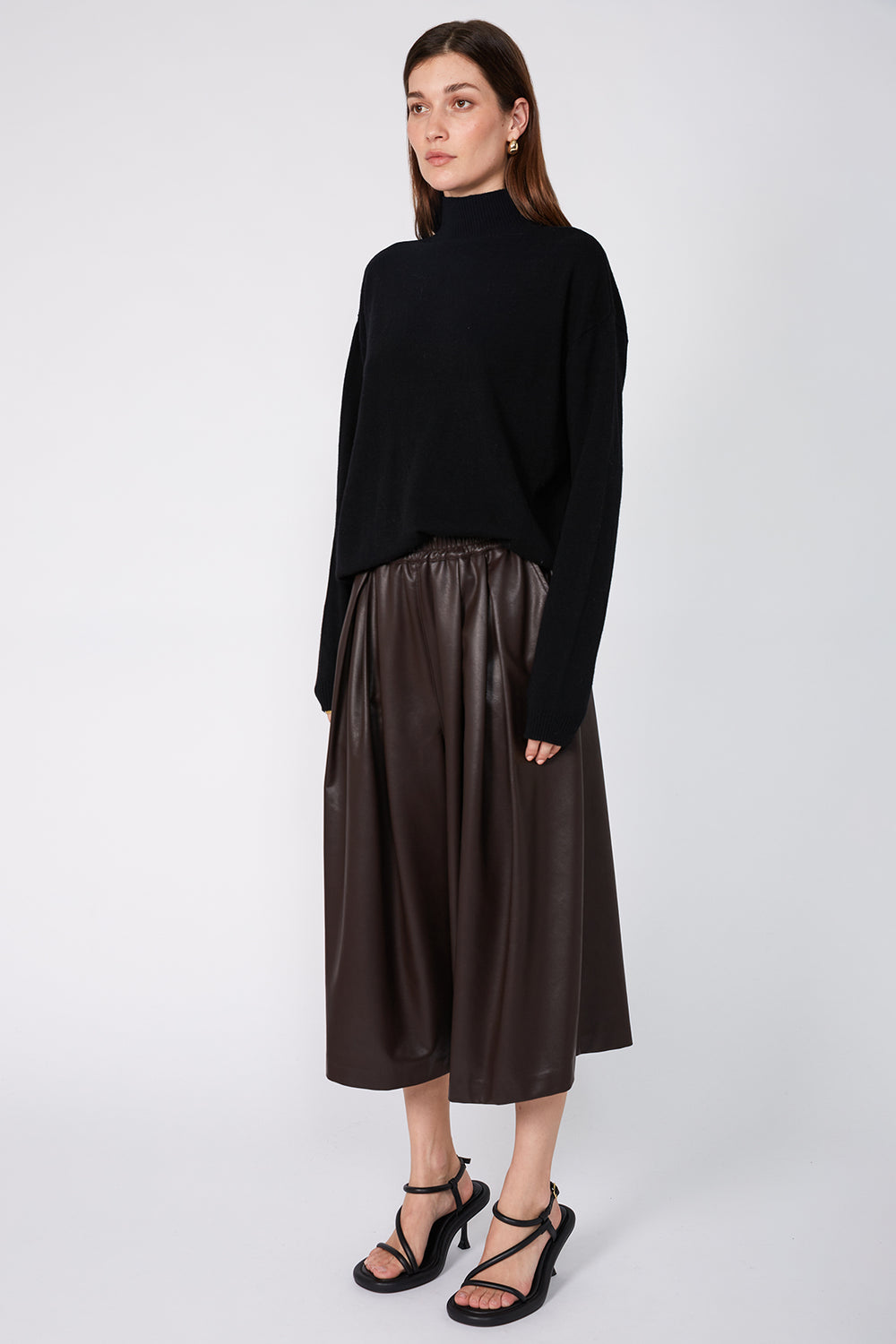 allotted pant / chocolate brown | m o o c h i