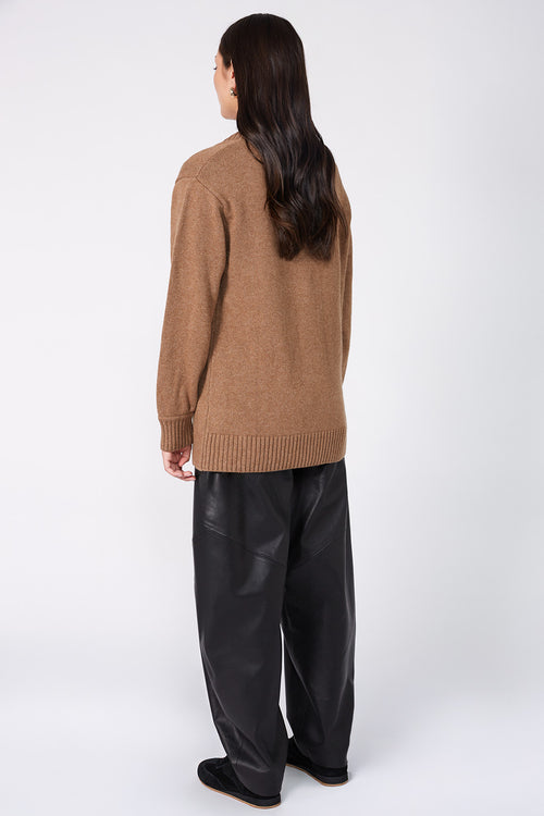 anchor cardi / toffee marle