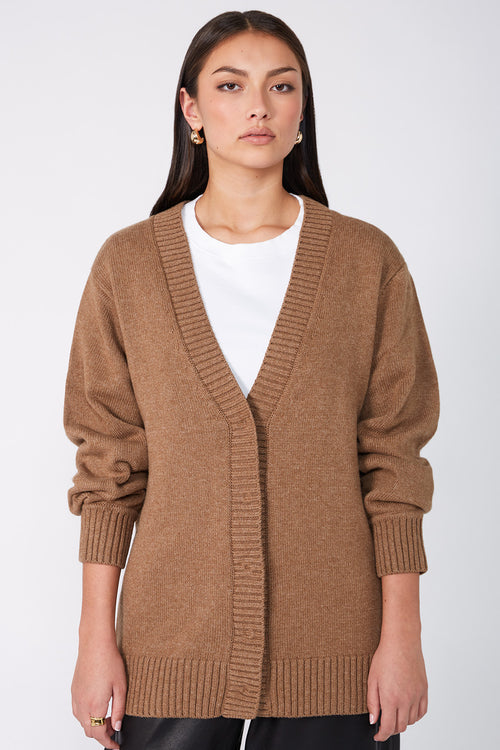 anchor cardi / toffee marle