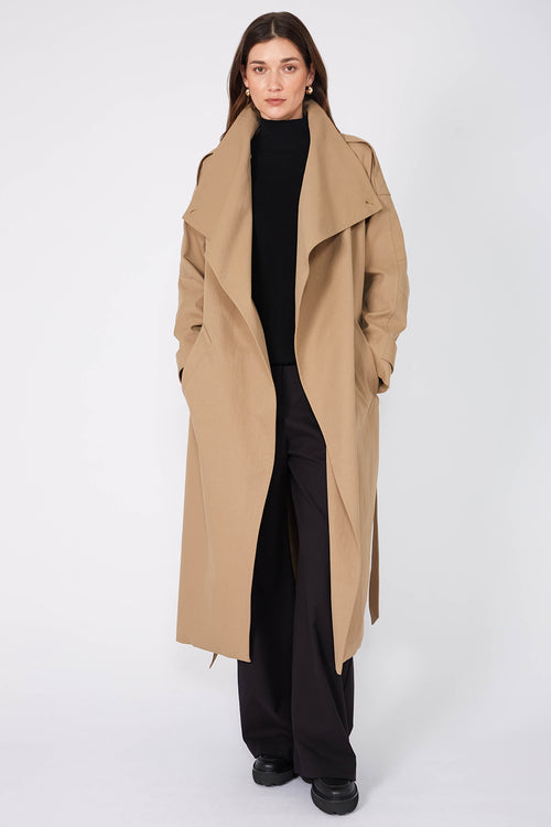 assign trench coat / camel