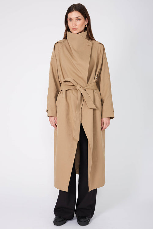 assign trench coat / camel
