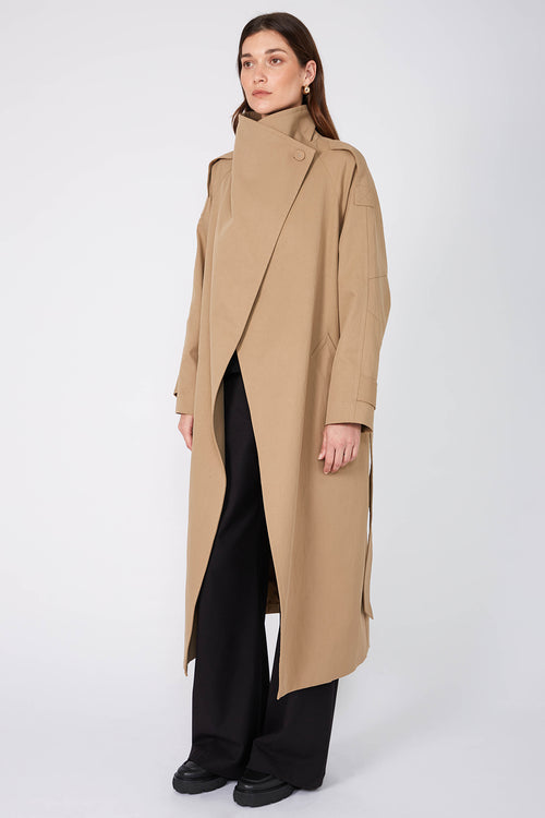 assign trench coat / camel