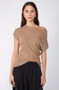 avoid vest sweater / camel marle