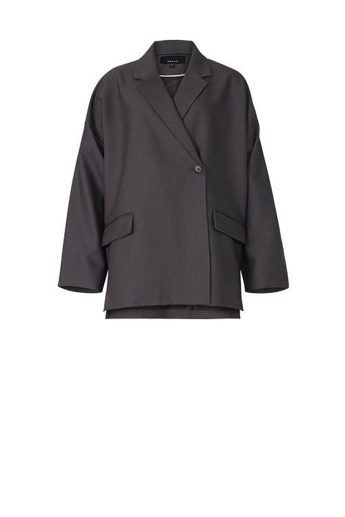 balanced blazer / charcoal marle