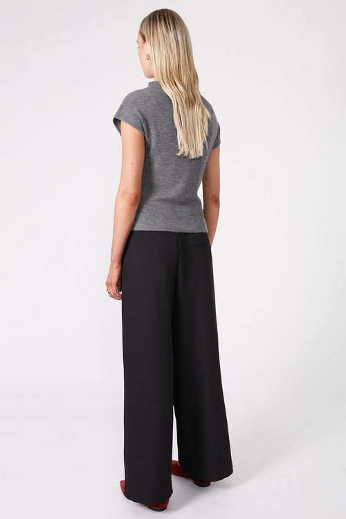 balanced pant / black