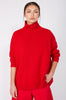 batched sweater / red