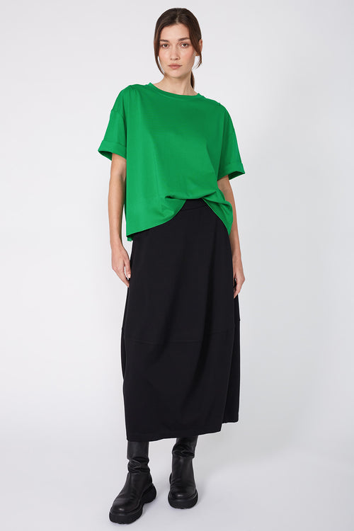 boxed tee / leaf green