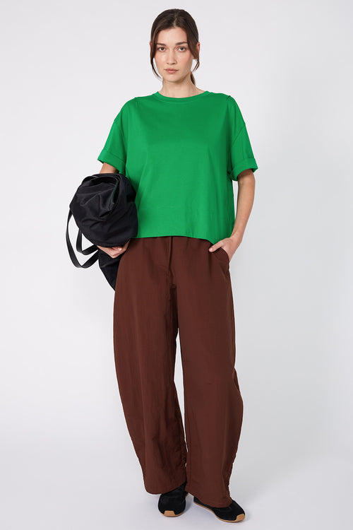 boxed tee / leaf green