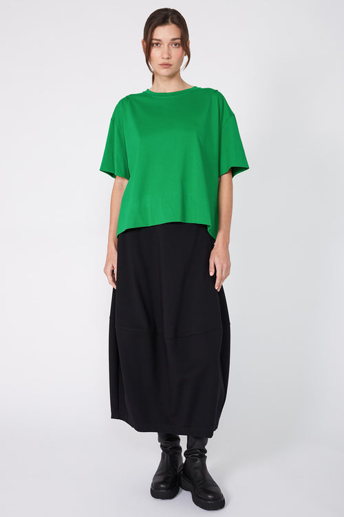 boxed tee / leaf green