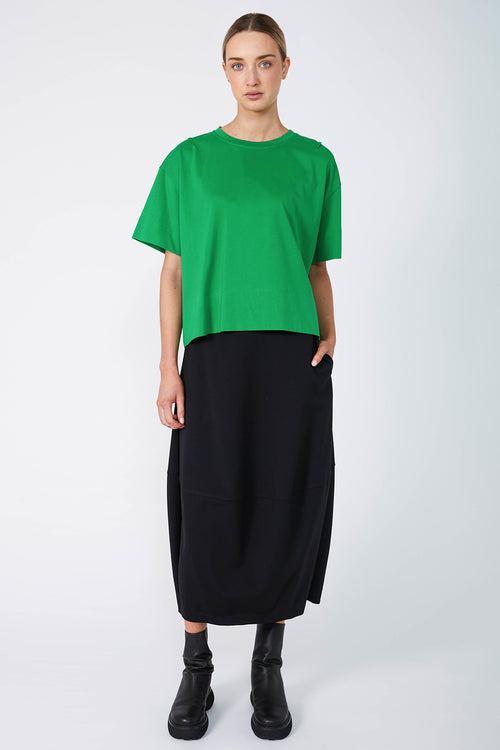 boxed tee / leaf green