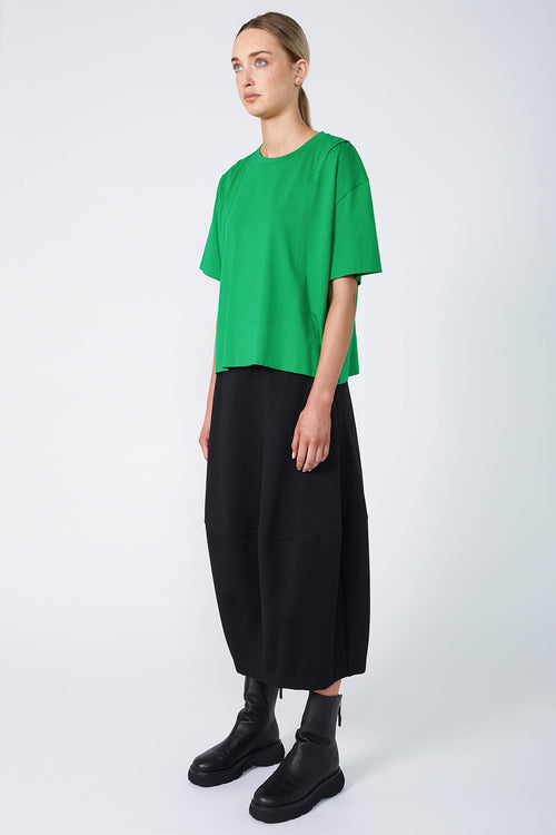 boxed tee / leaf green