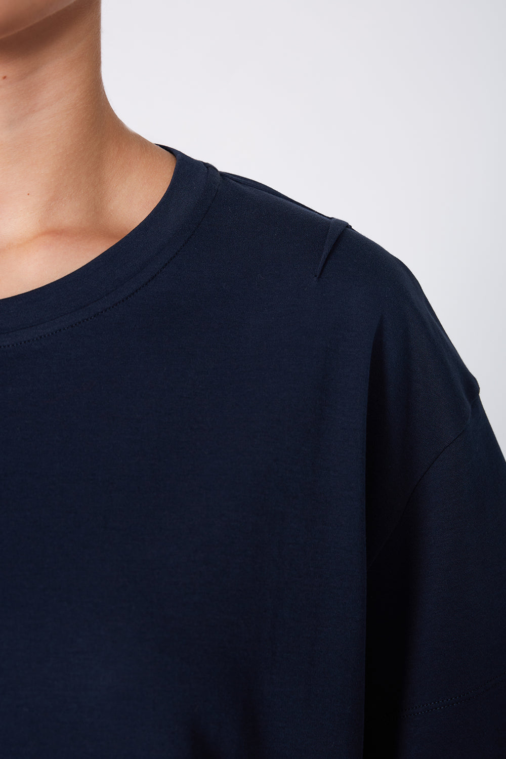 boxed tee / navy | m o o c h i